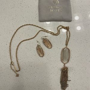 Kendra Scott Rayne tassel necklace and earring set